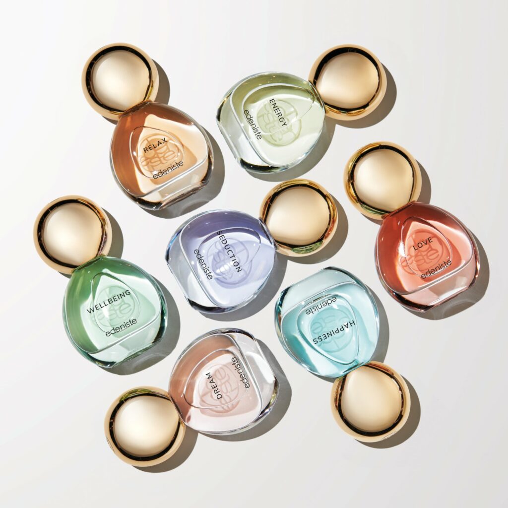 edeniste collection of mood-boosting fragrances